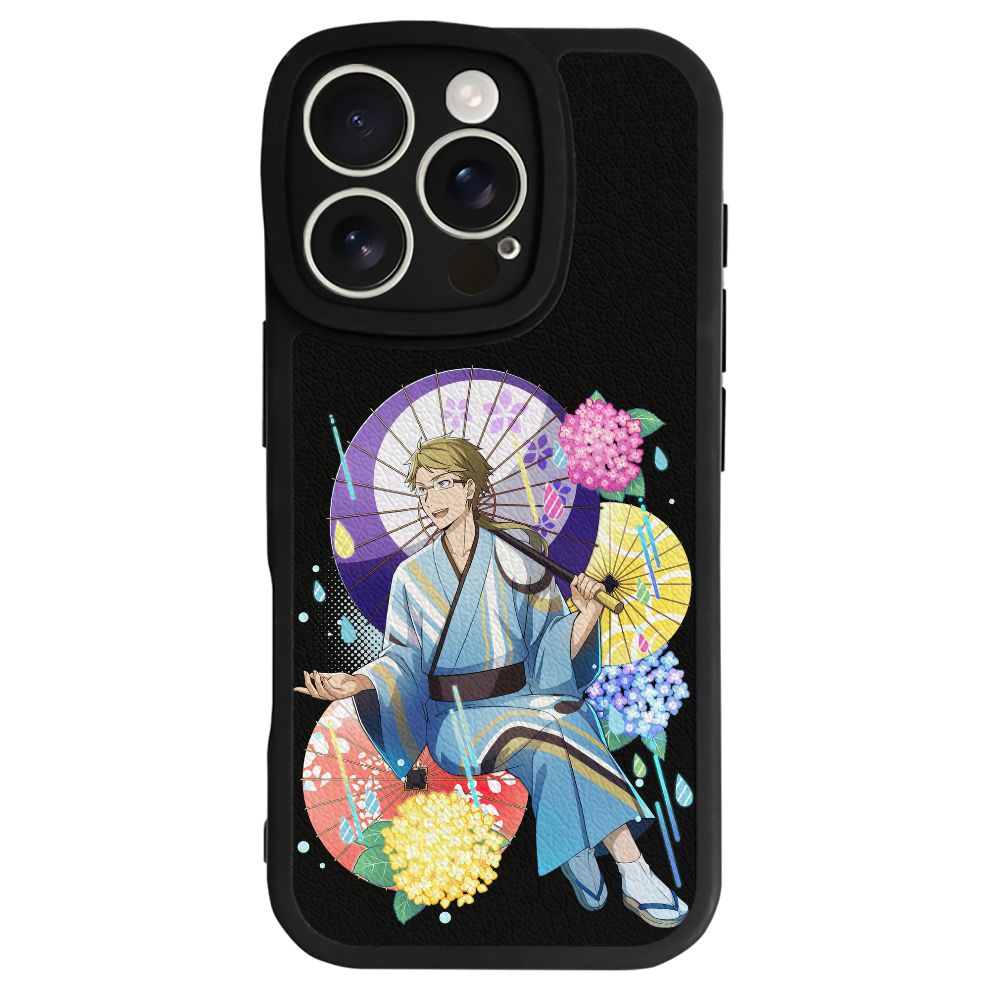 （画像用） 文豪ストレイドッグス Bungo Stray Dogs 【iPhone 16シリーズ対応】シリコンスマホケース（レザー調） 材質：シリコン